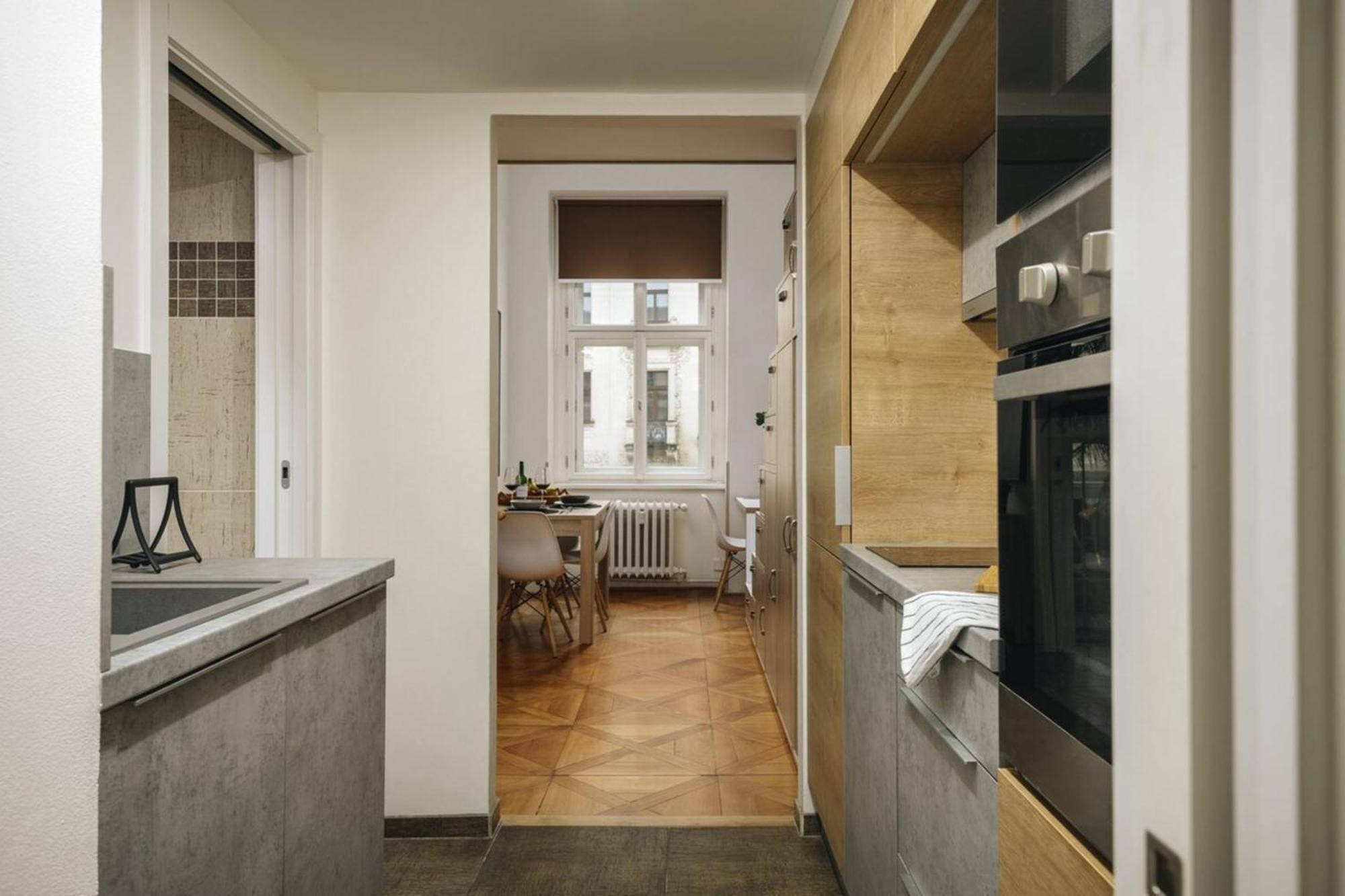Cozy & Comfortable Apt Walking Anywhere You Want Sen Prag Exterior foto